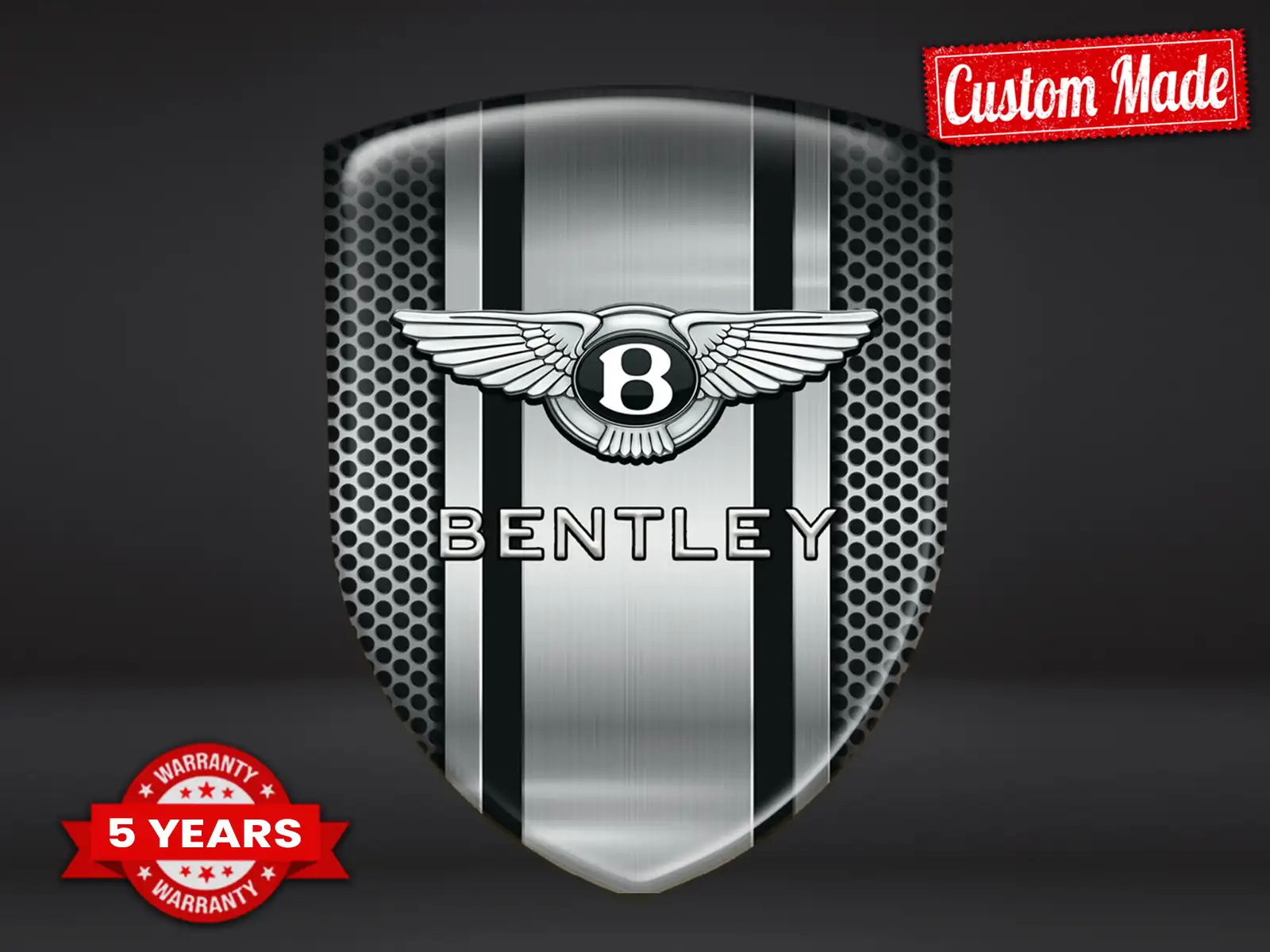 Bentley Silikonlogos Auto Universal Design Professionell